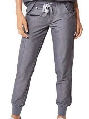 FIGS Zamora Graphite Gray Jogger Scrub Pants Style W18SW2005 S